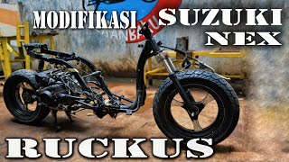 Suzuki nex matic modification to Honda Ruckus part 1