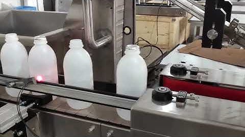 1L HDPE bottle capping machine test run video for SA customer High-speed capper