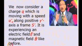 Mod-01 Lec-22 Electric & Magnetic Field Transformation