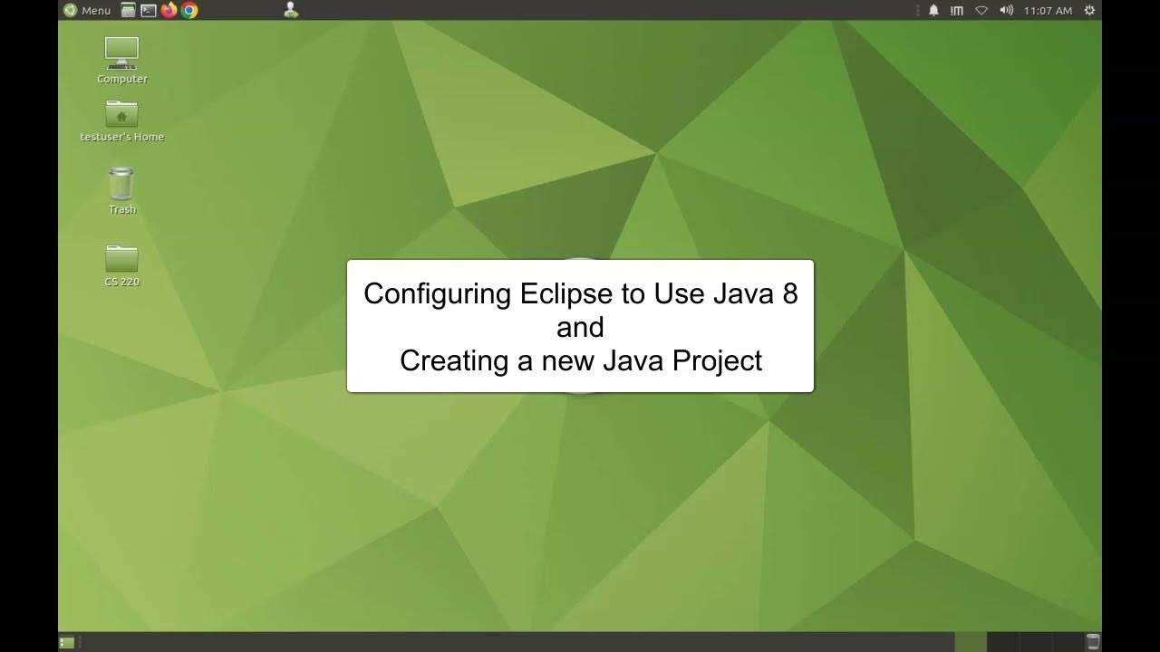 Configuring Eclipse to Use Java 8 and Creating a new Java Project - YouTube