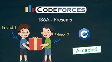 Codeforces 136A - Presents | Detailed C++ Solution | TheCoDeveloper