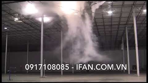 Quạt trần công nghiệp iFan làm mát như thế nào