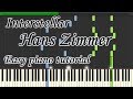 Hans zimmer  interstellar  very easy and simple piano tutorial synthesia planetcover