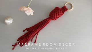 DIY Macrame Wall Hanging Basket &amp; Plant hanger│마크라메 월행잉 바구니 &amp; 플랜트 행거