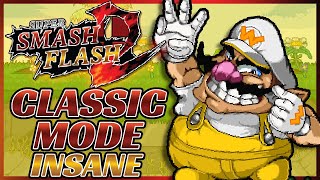 Super Smash Flash 2 Beta | Classic Mode: Wario (Insane)