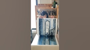 First large monotype / monoprint art print reveal