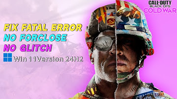 Fatal Error Fix - Call Of Duty Black Ops Cold War -Dodi Repacks 2025