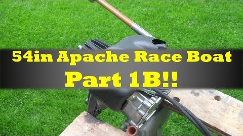 54in Rc Apache Race Boat Build Part 1B The Engine