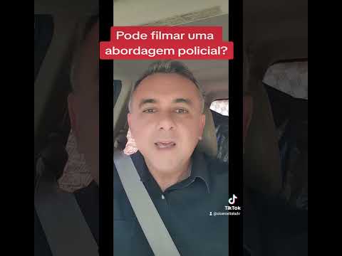 Pode filmar uma