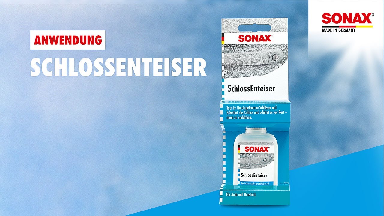 Anwendung SONAX SchlossEnteiser 