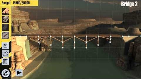 "Bridge Constructor" Bridge 2 Eastern Mainland