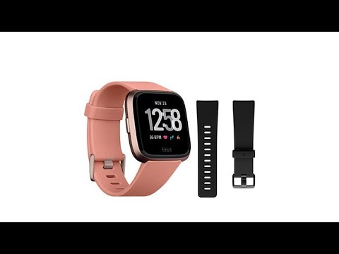 Fitbit Versa Touchscreen Smartwatch with Extra Band