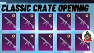 100  Classic Crates Opening wash \& Free Glacier M416 | 🔥 PUBG MOBILE 🔥