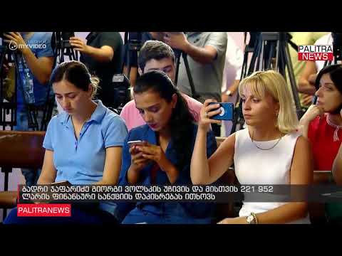 ბადრი ჯაფარიძე გიორგი ვოლსკის უჩივის და მისთვის 221 952 ლარის ფინანსური სანქციის დაკისრებას ითხოვს