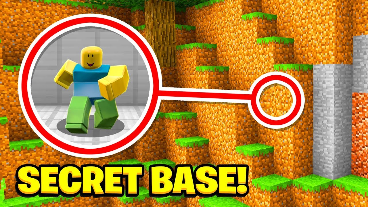 Minecraft We Found The Roblox Secret Base Ps3xbox360ps4xboxonepemcpe - can u get roblox on ps3