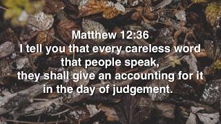 Matthew 12:36 (Command)