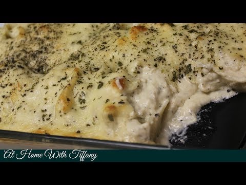 Cheesy Chicken Alfredo Stuffed Shells | Easy Recipes