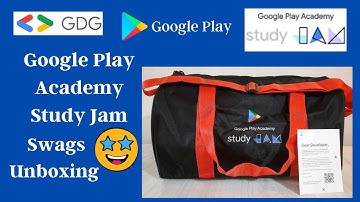 Google Play Academy Study Jam Swags Unboxing 🔥 | #CodingBuddies #FreeSwags #Unboxing