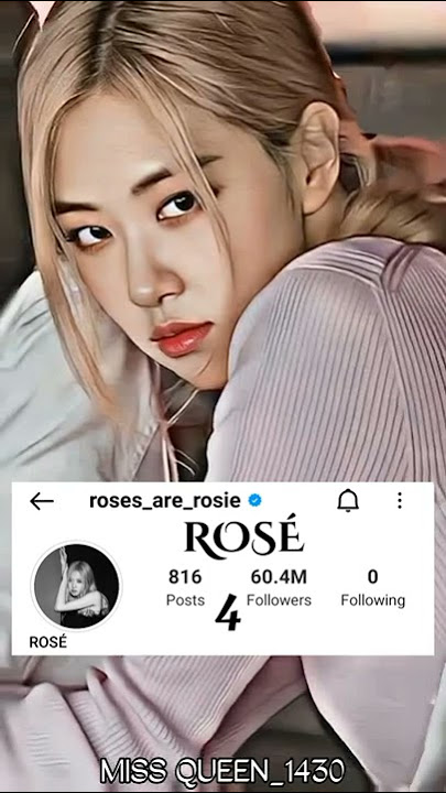 Top 5 Most Followed Kpop Idol's on Instagram | Blackpink Bts #lisa#jennie #jisoo#rose #v#kpop#shorts