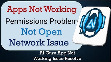 How To Fix AI Guru App not working | Not Open | Space Issue | Network & Permissions Iss
