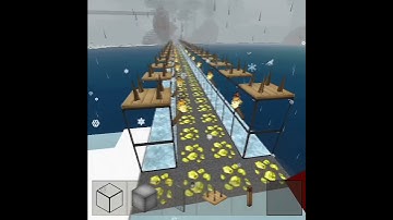 Creating World Largest Bridge In The Water | Minecraft @droidpromax  #shorts #minecraft