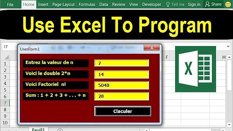 Use Microsoft Excel As Programming IDE
