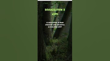 Is Socialization the Key to Preventing ASPD?