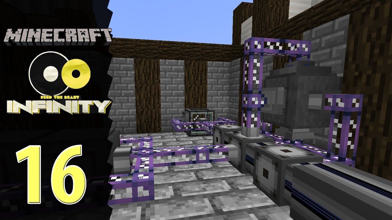 Minecraft FTB Infinity [Af16] - Auto Crafting! - YouTube