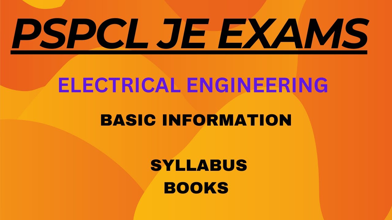Syllabus & Books | PSPCL & PSTCL JE Exams