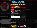 ROFANI REACTION 🤡 ON ME 😎 | @ROFENI | #shorts #freefire #trending