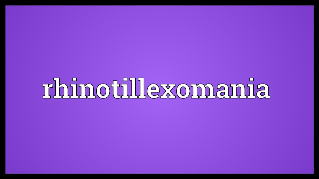 Rhinotillexomania: Definition, Causes, Treatment