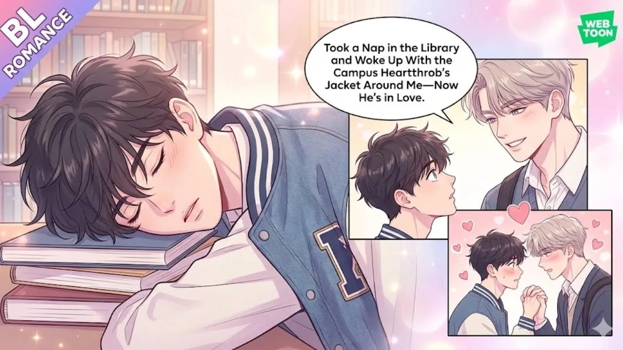 Took a Nap in the Library and Woke Up With the Campus Heartthrob’s Jacket Around Me—Now He’s in Love