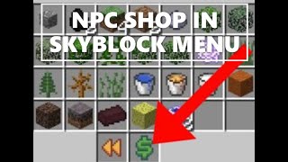 NPC SHOP IN YOUR HYPIXEL SKYBLOCK MENU!!