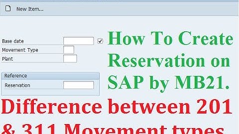 5 How to generate issue slip/Reservation in SAP by MB21 and How to take its PRINTOUT !