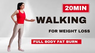 WALKING WORKOUT | 20 MIN WALKING WORKOUT for WEIGHT LOSS | No jumping | walk at home