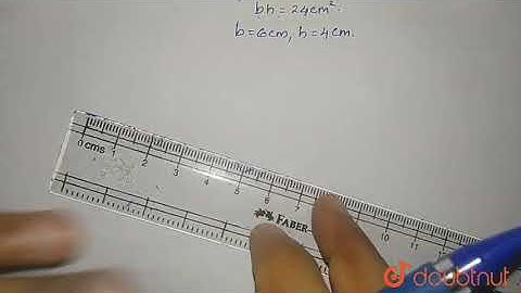 Draw a rectangle of sides 4 cm and 3 cm. Draw a right triangle of the | Class 9 Maths | Doubtnut
