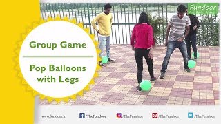 Balloon game | Party games for groups | Pop the Balloons with Legs | Very Funny screenshot 5