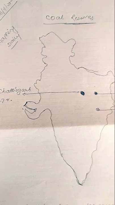 Coal reserves in india 👈##shorts##daily shorts ##mapping ##viral##UPSC ##facts with map //🔥🔥.