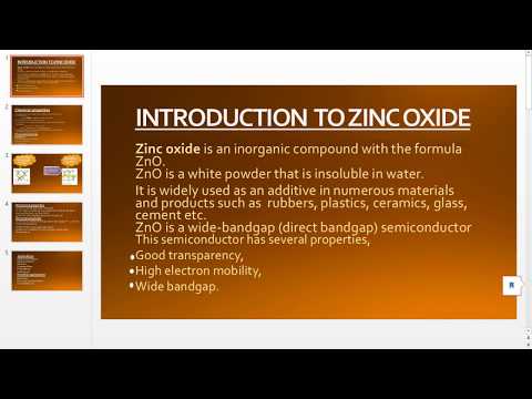 What is Zinc Oxide (ZnO) /2020