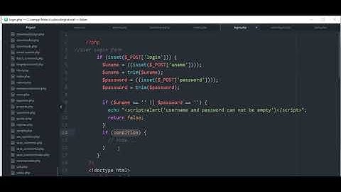 how to create login form with bootstrap, php and mysql database