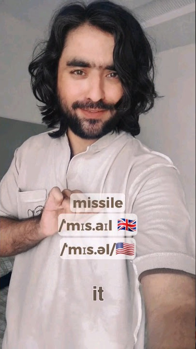 Right Pronunciation of 'missile' @EnglishTelly