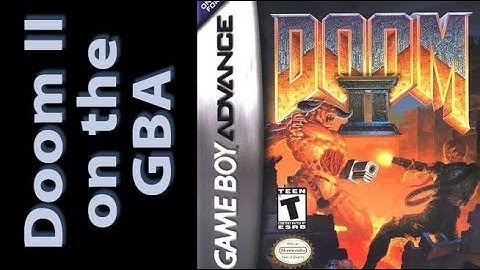 Doom II on the Gameboy Advance