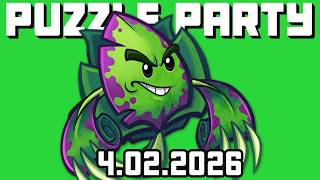 Puzzle Party 04-02-2026 PvZ Heroes