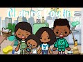 Family Cleaning Day Routine | Toca life world