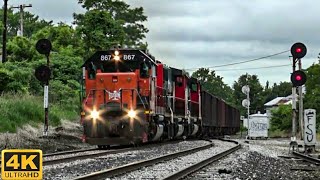 The Last B&LE Unit, B&LE 867, Leads NB Empties by Classic Searchlight Signals!