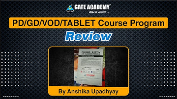 Review of GATE ACADEMY PD/GD/VOD/TABLET Course Program | by Anshika Upadhyay | Honest Review