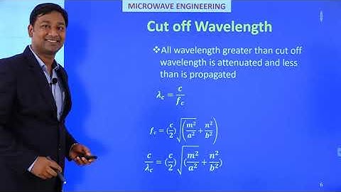 Cut off frequency, cut off wavelength, phase velocity, group velocity