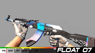CS2 AK-47 | AUTOEXEC - FLOAT Comparison