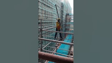 Ring Lock Scaffolding Installation #engineering #construction #design #ringlock #scaffolding #shorts