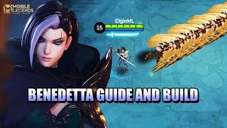 DO YOU NEED A BENEDETTA GUIDE? CHECK OUT MY BENEDETTA TIPS AND BUILD - MLBB screenshot 2